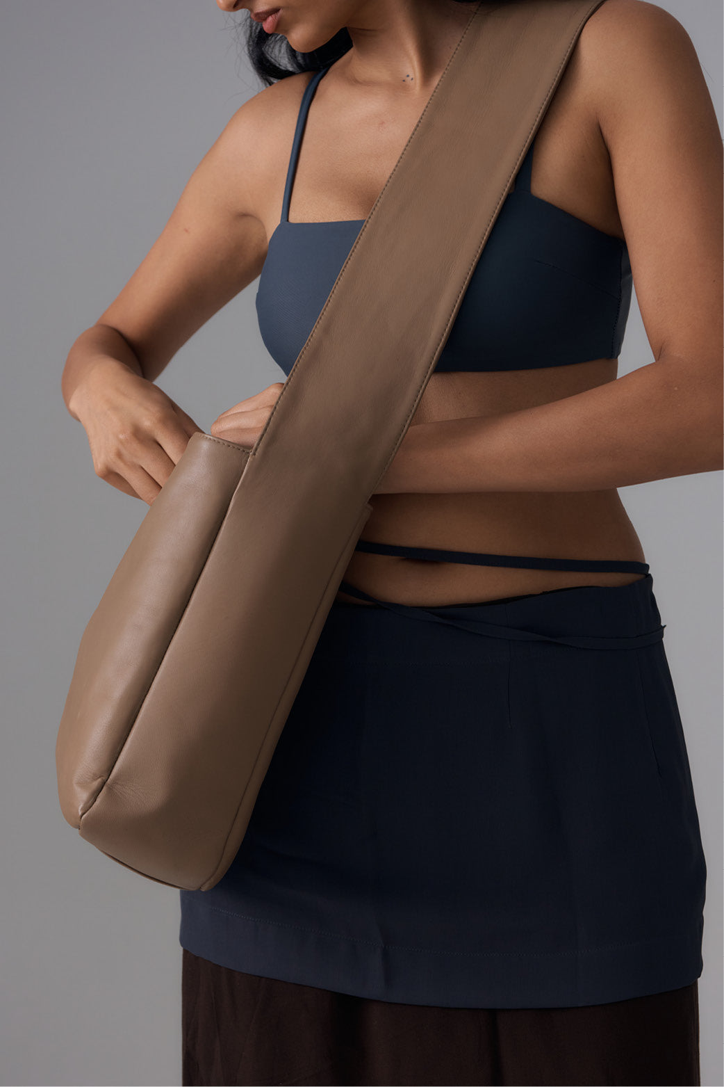 Holiday Crossbody Bag | Latte