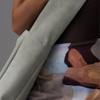 Holiday Crossbody Bag | Sage Suede