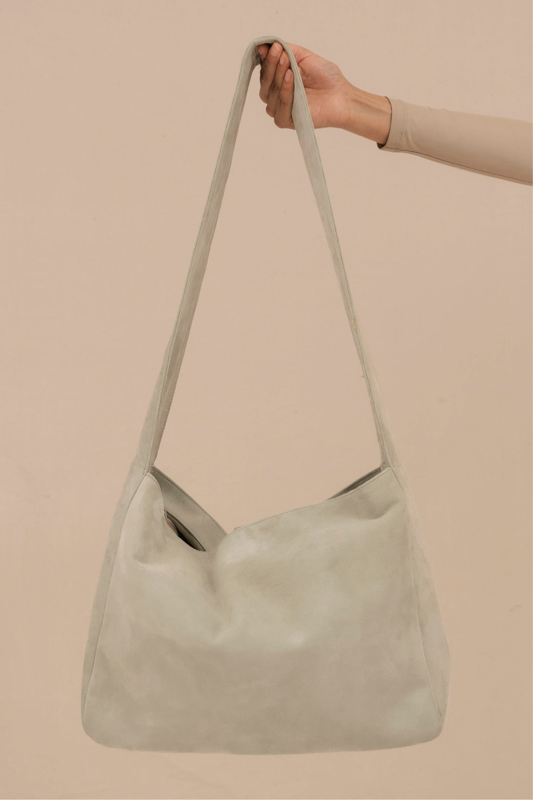 Holiday Crossbody Bag | Sage Suede