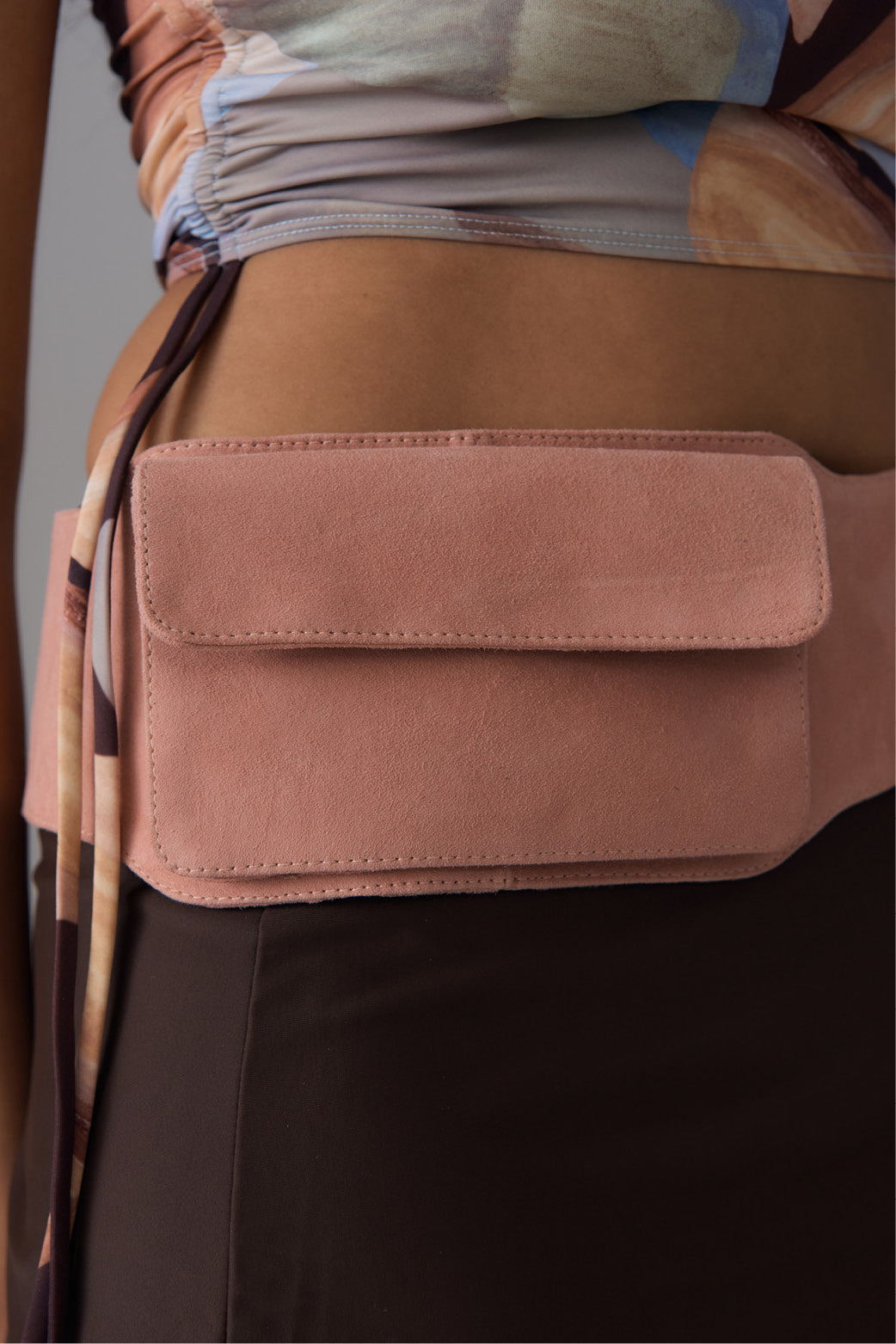 Pokito Belt | Rose Suede