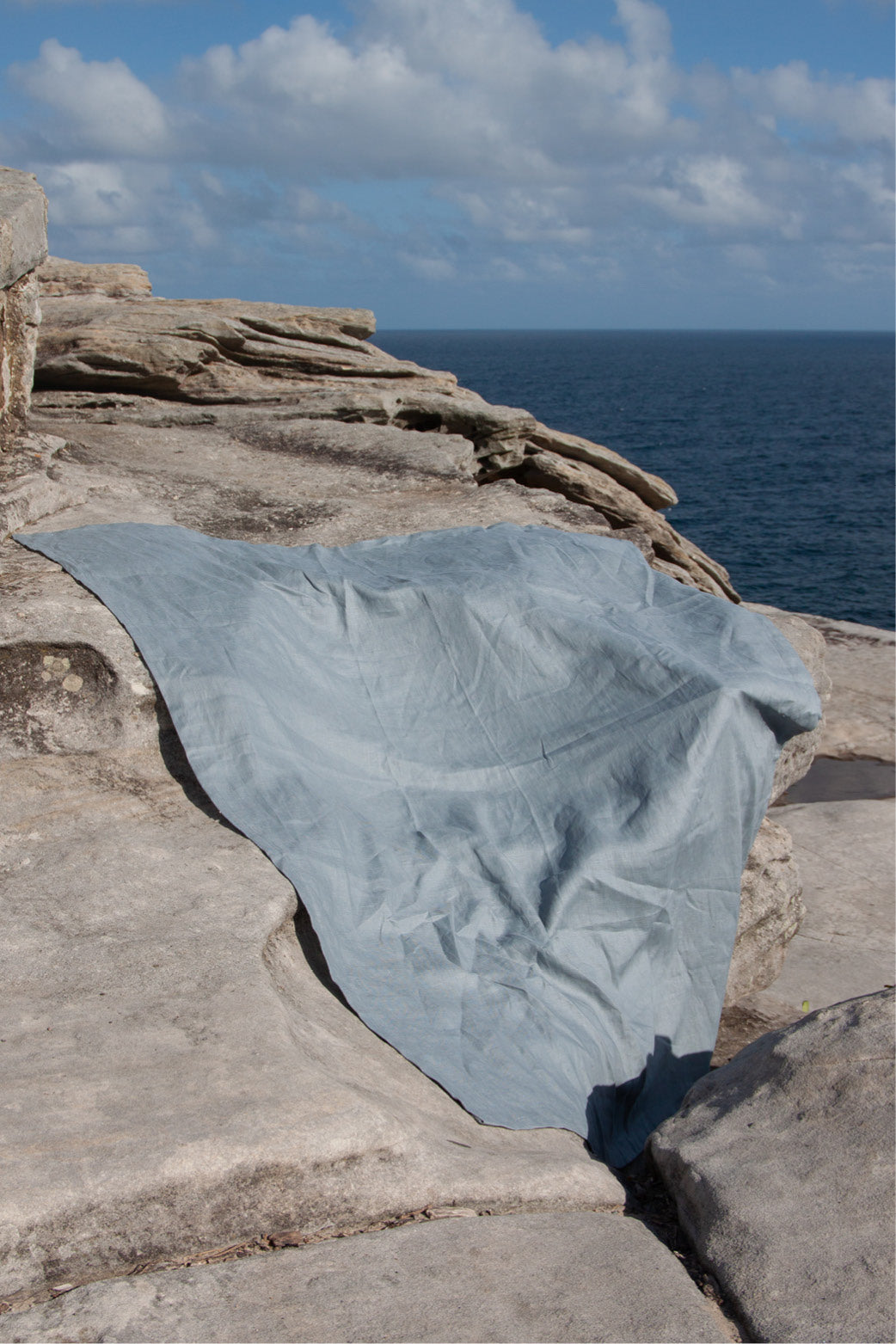 Linen Beach Blanket | Sky