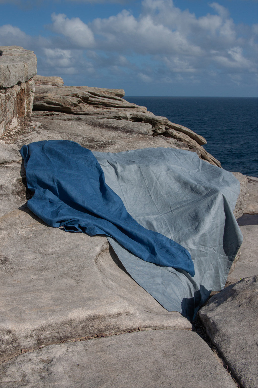 Linen Beach Blanket | Sky