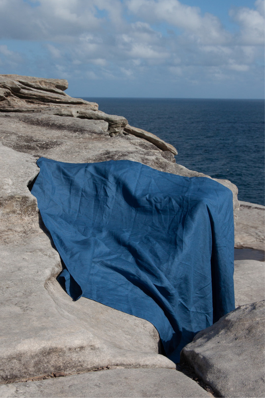 Linen Beach Blanket | Sea