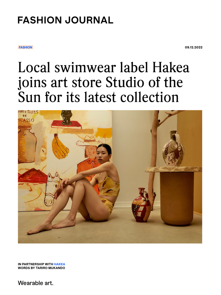 Fashion Journal: Hakea x Studio Of The Sun