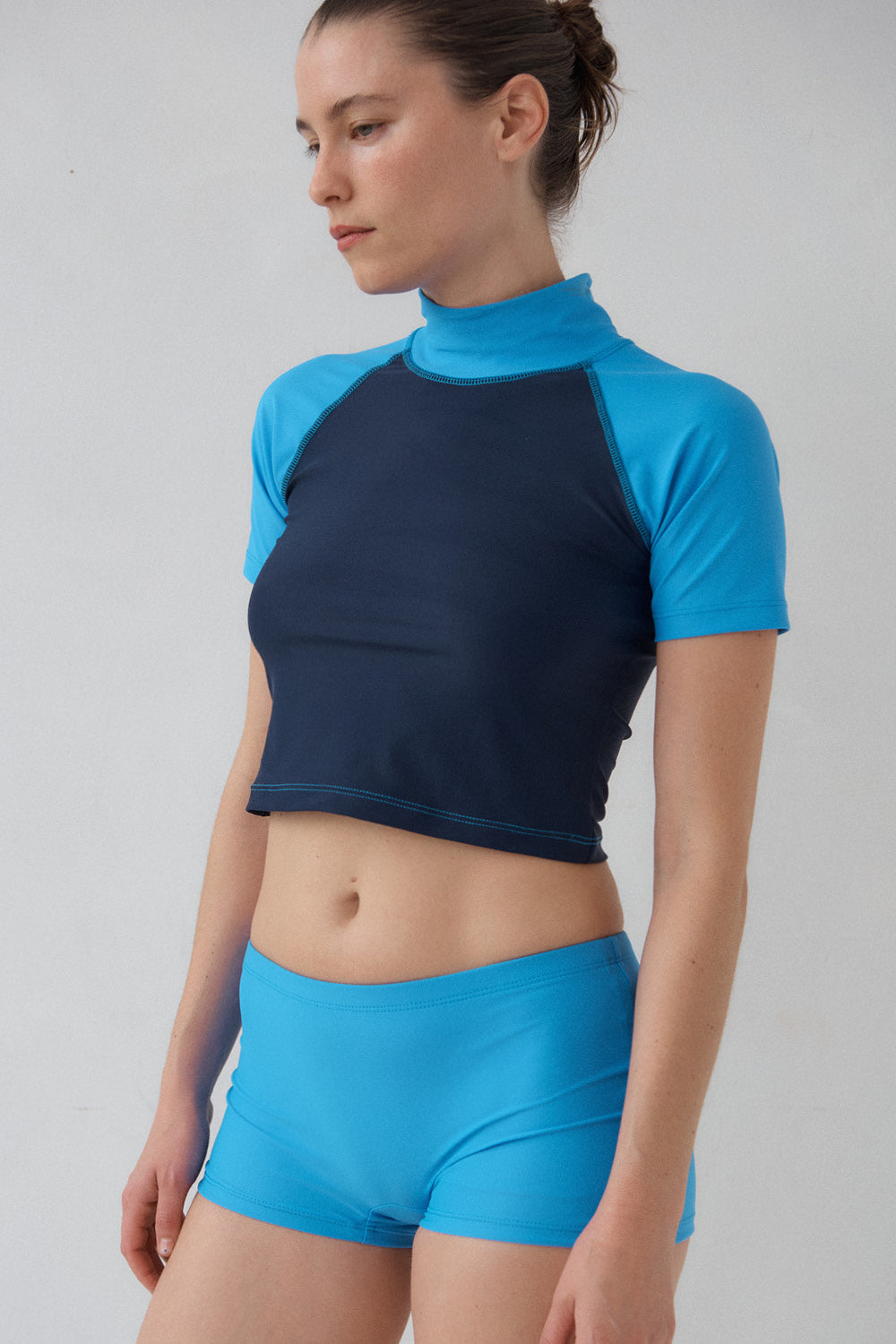 Crush T-Shirt Rashguard | Cerulean / Navy